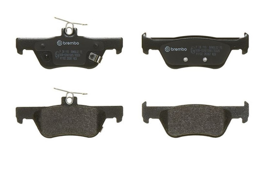 Juego de pastillas de freno, freno de disco P 28 110 Brembo, Imagen 4