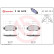 Juego de pastillas de freno, freno de disco P 49 047X Brembo, Miniatura 4