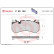 Juego de pastillas de freno, freno de disco P 50 142 Brembo