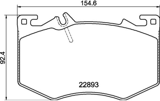 Juego de pastillas de freno, freno de disco P 50 166 Brembo, Imagen 4