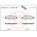 Juego de pastillas de freno, freno de disco P 56 118 Brembo, Miniatura 2