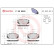 Juego de pastillas de freno, freno de disco P 59 054X Brembo, Miniatura 4