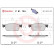 Juego de pastillas de freno, freno de disco P 61 134 Brembo