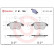 Juego de pastillas de freno, freno de disco P 61 136 Brembo, Miniatura 4