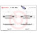 Juego de pastillas de freno, freno de disco P 68 065 Brembo