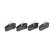 Juego de pastillas de freno, freno de disco P 68 077 Brembo