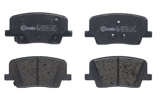 Juego de pastillas de freno, freno de disco P 77 003 Brembo, Imagen 2