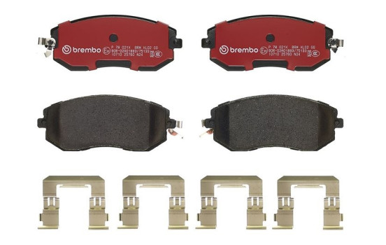 Juego de pastillas de freno, freno de disco P 78 021X Brembo, Imagen 4