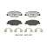 Juego de pastillas de freno, freno de disco P 85 121X Brembo, Miniatura 2