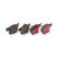 Juego de pastillas de freno, freno de disco P 85 125X Brembo