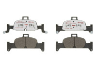 Juego de pastillas de freno, freno de disco P 85 164X Brembo