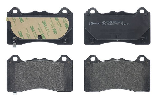 Juego de pastillas de freno, freno de disco P24202 Brembo, Imagen 2
