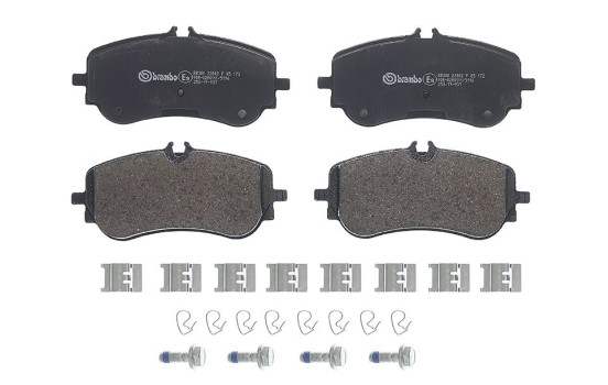 Juego de pastillas de freno, freno de disco P85172 Brembo, Imagen 2