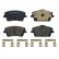 Juego de pastillas de freno, freno de disco P86031 Brembo, Miniatura 2