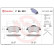 Juego de pastillas de freno, freno de disco P86033 Brembo