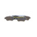 Juego de pastillas de freno, freno de disco PA-0015AF Japanparts, Miniatura 2