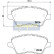 Juego de pastillas de freno, freno de disco PA-0301AF Japanparts, Miniatura 2