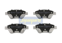 Juego de pastillas de freno, freno de disco PA-0400AF Japanparts