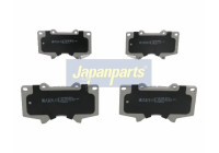 Juego de pastillas de freno, freno de disco PA-205AF Japanparts
