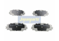 Juego de pastillas de freno, freno de disco PA-269AF Japanparts