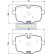 Juego de pastillas de freno, freno de disco PP-0113AF Japanparts, Miniatura 2