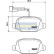 Juego de pastillas de freno, freno de disco PP-0200AF Japanparts, Miniatura 2