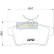 Juego de pastillas de freno, freno de disco PP-0604AF Japanparts, Miniatura 2