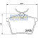 Juego de pastillas de freno, freno de disco PP-0606AF Japanparts, Miniatura 2