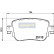 Juego de pastillas de freno, freno de disco PP-0900AF Japanparts, Miniatura 2