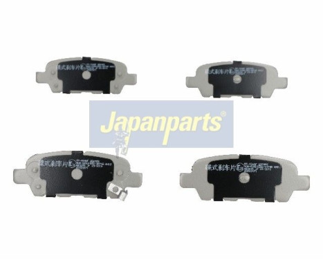Juego de pastillas de freno, freno de disco PP-154AF Japanparts