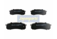 Juego de pastillas de freno, freno de disco PP-210AF Japanparts