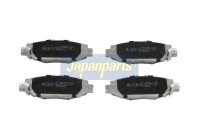 Juego de pastillas de freno, freno de disco PP-212AF Japanparts