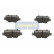 Juego de pastillas de freno, freno de disco PP-224AF Japanparts, Miniatura 2