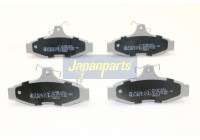 Juego de pastillas de freno, freno de disco PP-398AF Japanparts