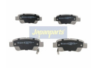 Juego de pastillas de freno, freno de disco PP-400AF Japanparts