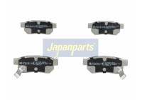 Juego de pastillas de freno, freno de disco PP-404AF Japanparts