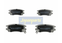 Juego de pastillas de freno, freno de disco PP-599AF Japanparts