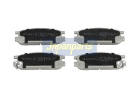 Juego de pastillas de freno, freno de disco PP-701AF Japanparts