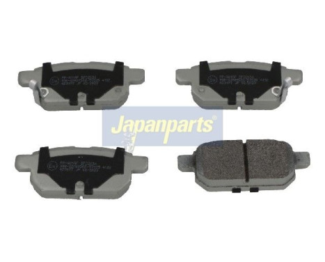 Juego de pastillas de freno, freno de disco PP-801AF Japanparts