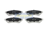 Juego de pastillas de freno, freno de disco PP-W01AF Japanparts