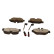 Juego de pastillas de freno, freno de disco QP1258C Quaro