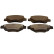 Juego de pastillas de freno, freno de disco QP5456C Quaro