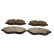 Juego de pastillas de freno, freno de disco QP6459C Quaro