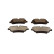 Juego de pastillas de freno, freno de disco QP8380C Quaro