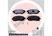 Juego de pastillas de freno, freno de disco rd:z 23225.970.1 Zimmermann