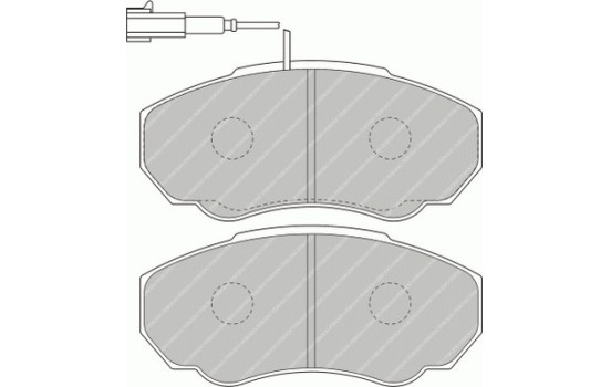 Juego de pastillas de freno FVR1478 Ferodo, Imagen 2