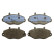 Juego de pastillas de freno GDB1080 TRW, Miniatura 3