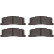 Juego de pastillas de freno GDB1138 TRW, Miniatura 3