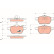 Juego de pastillas de freno GDB1271 TRW, Miniatura 2