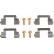 Juego de pastillas de freno GDB1413 TRW, Miniatura 7
